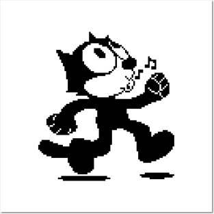 PIxelated Felix the Cat Posters and Art